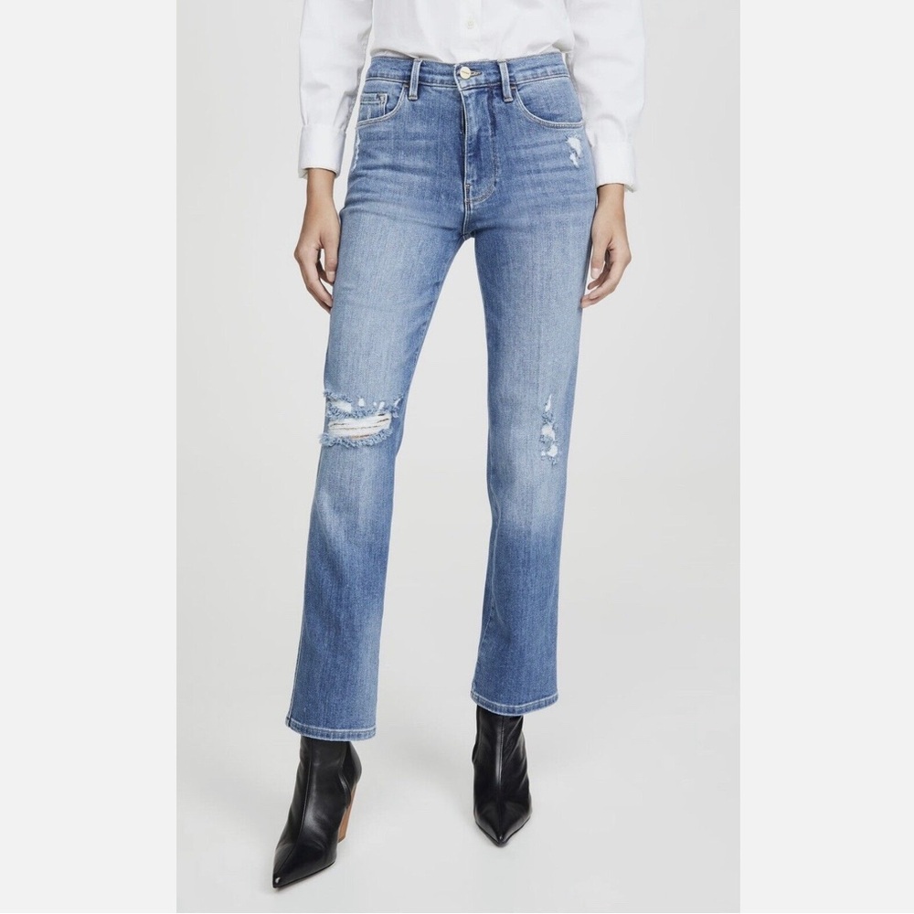 Frame Denim Blue Distressed Women Jeans